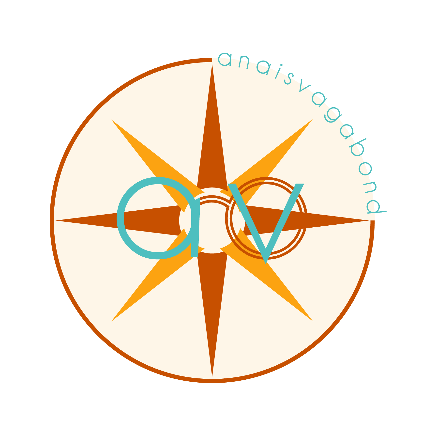 réalisation du logo principal de anaisvagabond