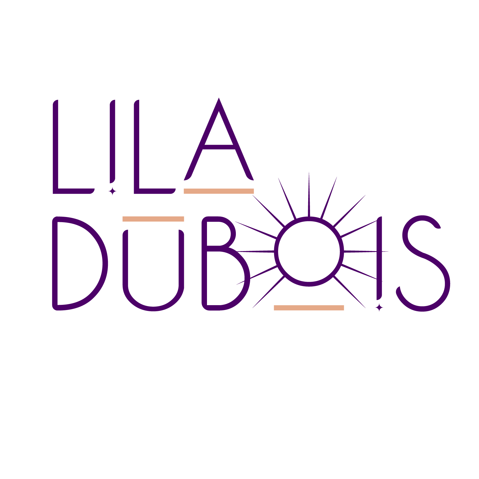 déclinaison du logo de Lila dubois